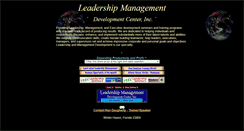 Desktop Screenshot of leadershipmanagement.com